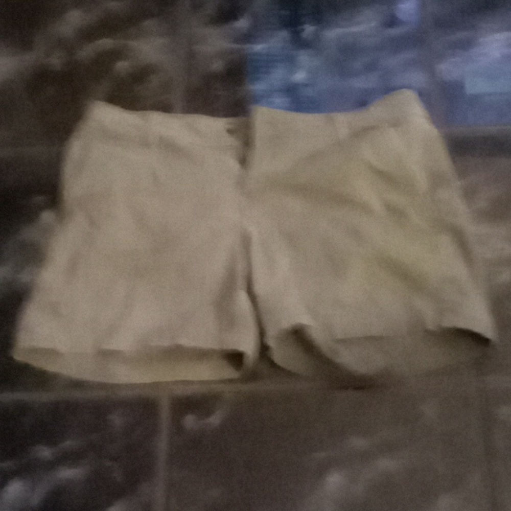ana dark green short twill shorts